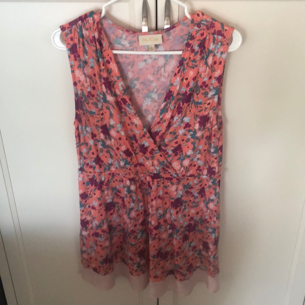 Women’s ModCloth Long Flowy Top sz L